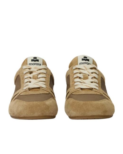 Isabel Marant Brown Senny Low Sneakers
