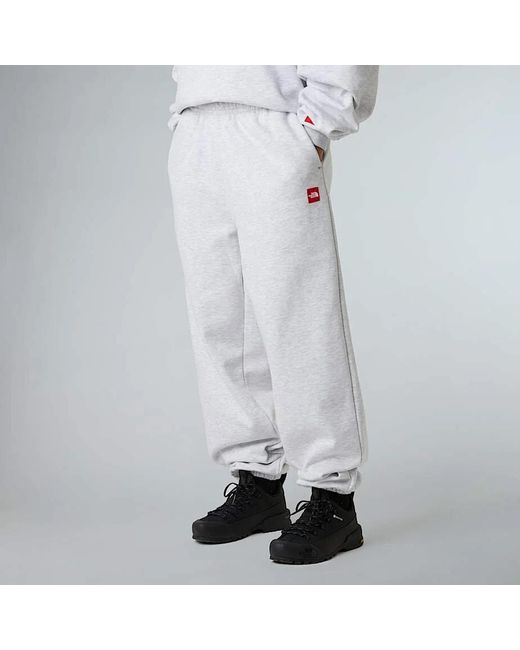 The North Face Gray Redbox Elasticated Waistband Joggers for men