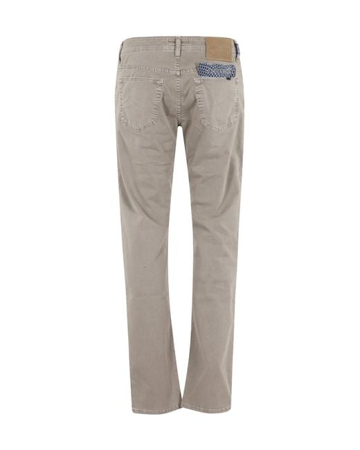 Jacob Cohen Gray Five Pockets Jeans for men