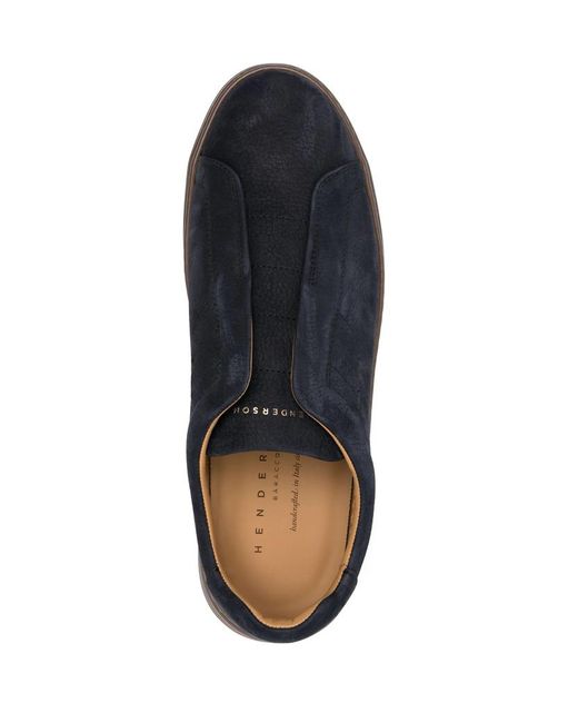 Henderson Black Round Toe Sneakers for men