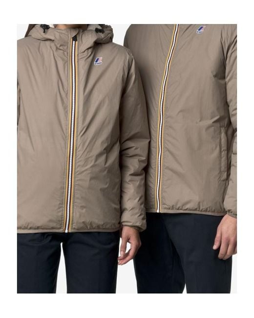 K-Way Brown Levrai 4.0 Claude Jacket for men
