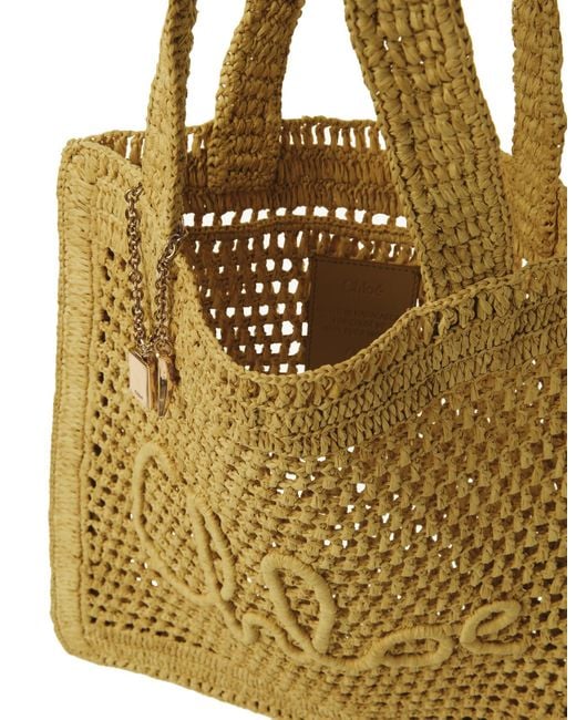 Chloé Yellow Patterned Handbag
