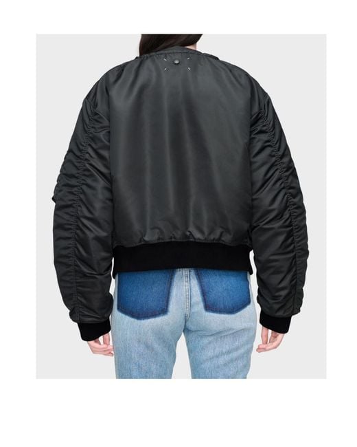Maison Margiela Black Reversible Bomber Jacket