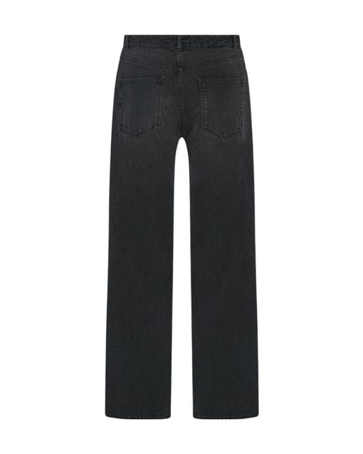 The Row Black Tarino Straight Leg Jeans for men