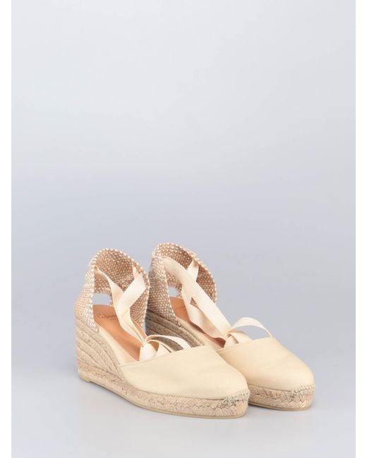 Castaner Natural Castañer Carina Ankle-Strap Wedge Espadrilles