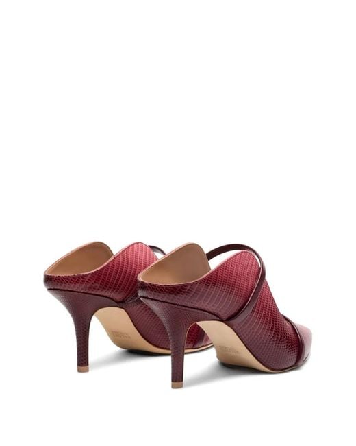 Malone Souliers Purple Maureen Gradient-Effect Leather Mules