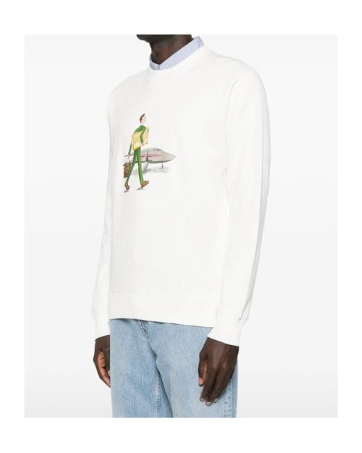 Drole de Monsieur White Drôle De Monsieur L'Homme Au Tableau Sweatshirt for men