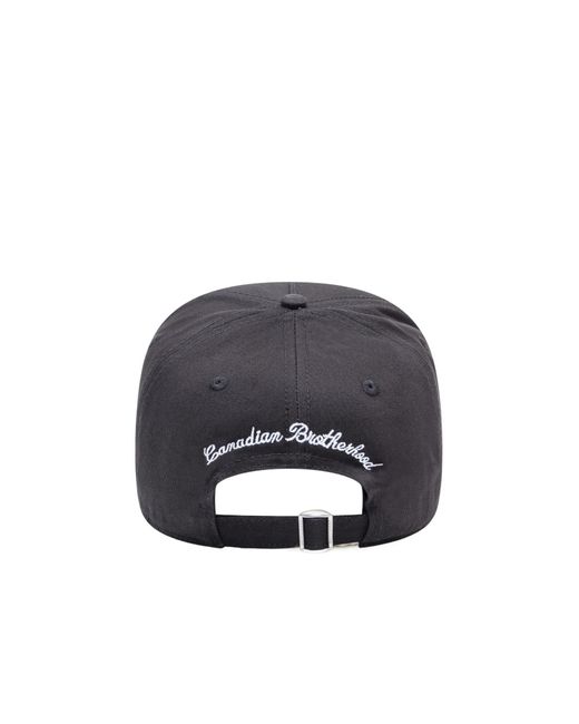 DSquared² Blue Logo Embroidered Distressed Baseball Cap