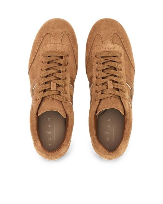 Hogan Brown Olympia Sneakers