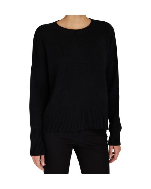 Lisa Yang Black Mila Round-Neck Sweater
