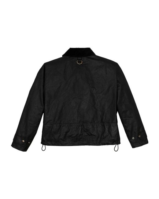 Filson Black Shelter Lightweight Waxed Jacket