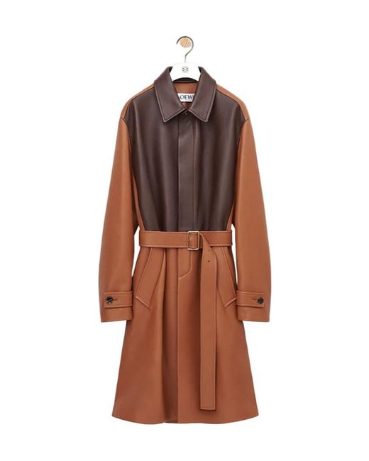 Loewe Brown Panelled Coat