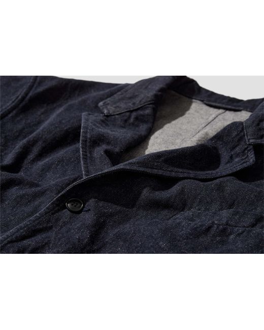 Comoli Blue Long Sleeve Denim Jacket for men