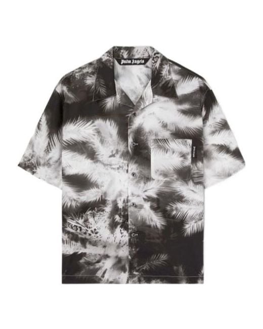 Palm Angels Gray Shirts for men