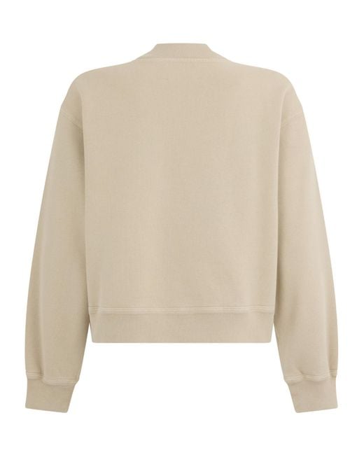 Isabel Marant Natural Isabel Marant Étoile Cropped Henley Sweatshirt