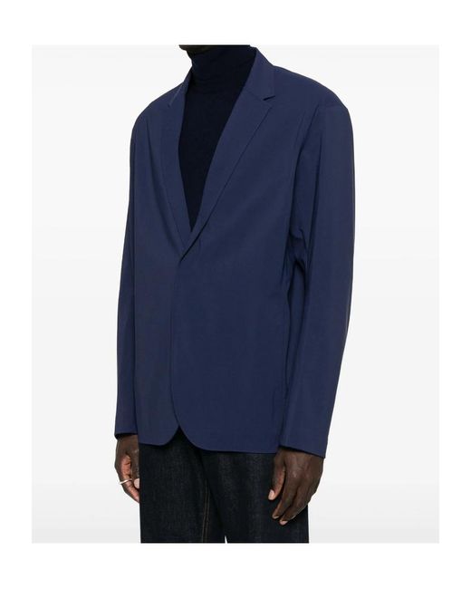 Veilance Blue Single-Breasted Blazer for men