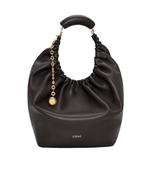 Loewe Black Squeeze Medium Shoulder Bag