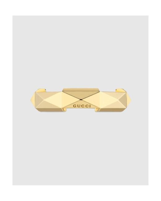Gucci Metallic Link To Love 18K Studded Ring