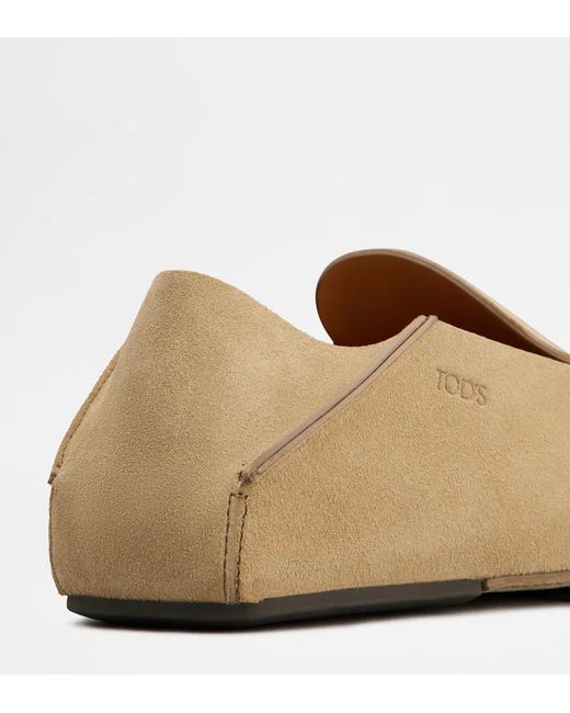 Tod's Natural Gommino Slip-On Loafers for men