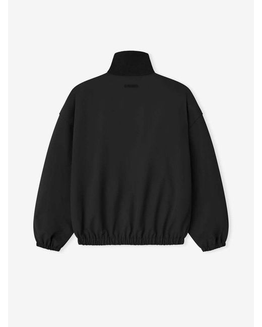 Fear Of God Black Signature Full Zipped Track Jacket for men