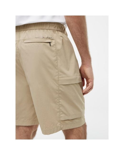 Tommy Hilfiger Natural Elastic-Waist Shorts for men