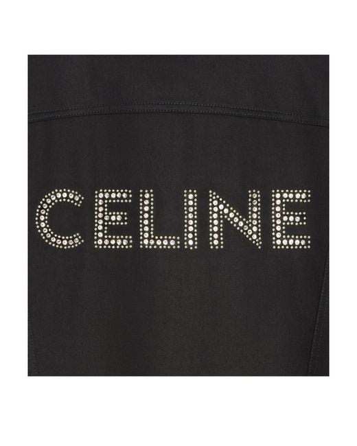 Céline Black Trucker Jacket for men