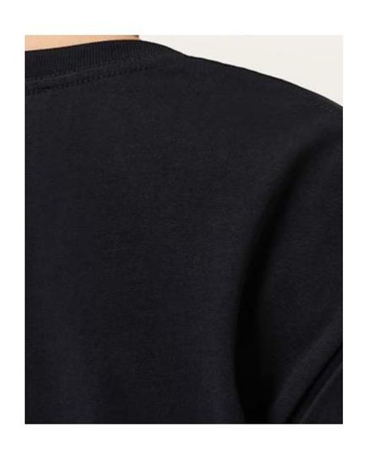 AllSaints Black Mira Ruched Top