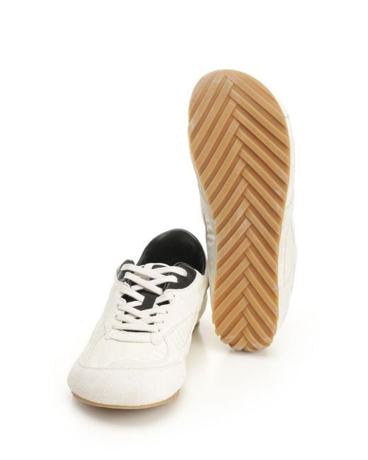 Bottega Veneta White Orbit Flash Low-Top Sneakers for men