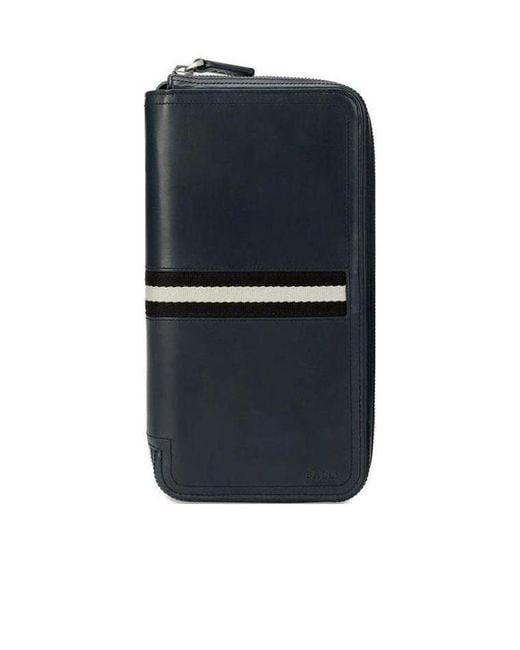Bally Blue Logo Wallet for men