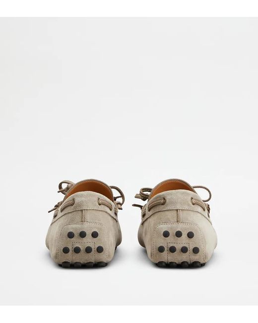 Tod's White Gommino Loafers for men