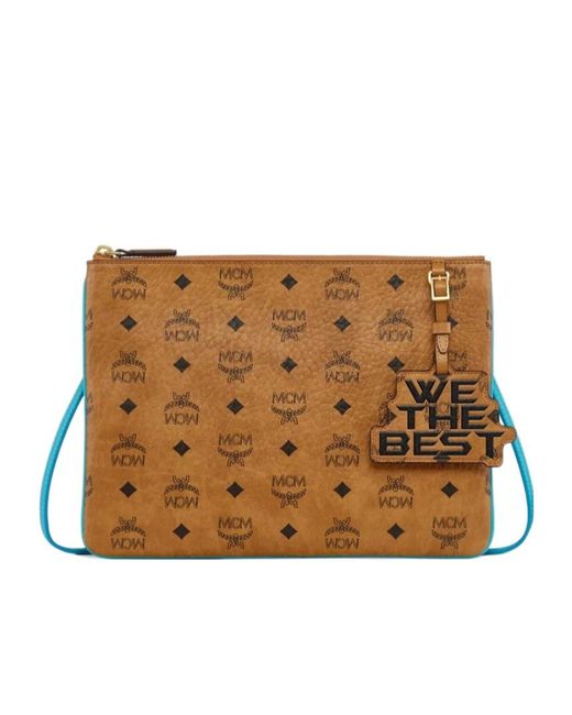 MCM Brown X We The Best Crossbody Pouch
