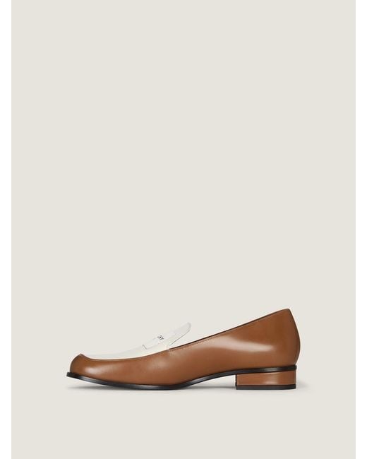 Givenchy Brown Tux Bicolor Loafers