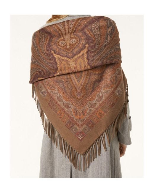 Loro Piana Brown Sherazade Shawl