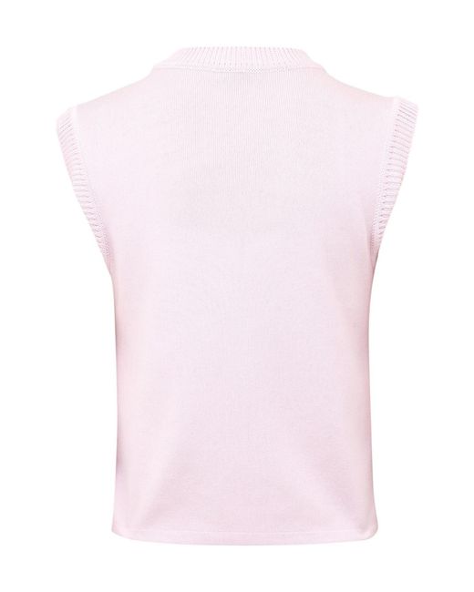 Moncler Pink Sleeveless Down Vest