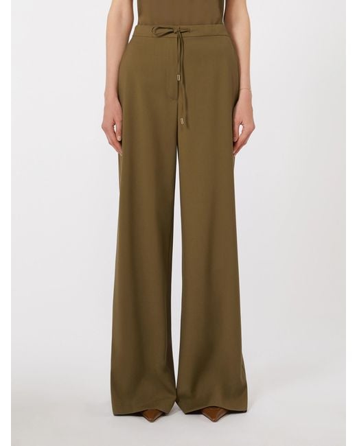 Max Mara Green Studio Mstcorone Drawstring Trousers