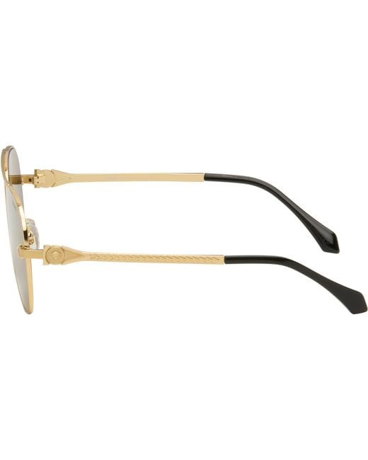 Versace Yellow Avanti Pilot Sunglasses for men