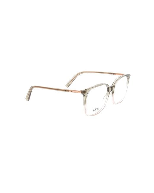 Dior Natural Eyewear Square Frame Glasses