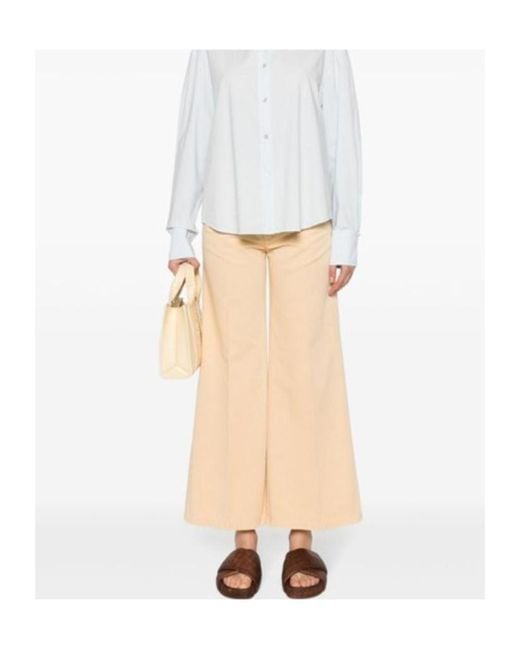 Forte_forte Natural Wide Leg Trousers