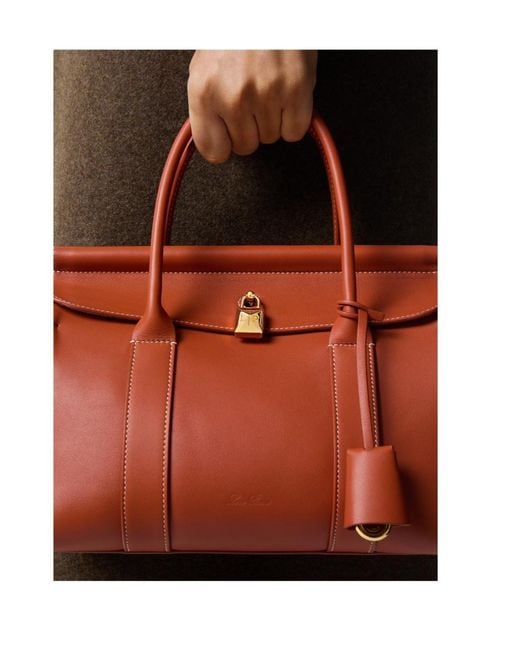Loro Piana Red Loom Bag L25