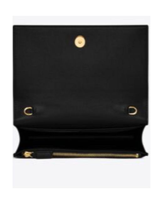 Saint Laurent White Small Kate Crossbody Bag