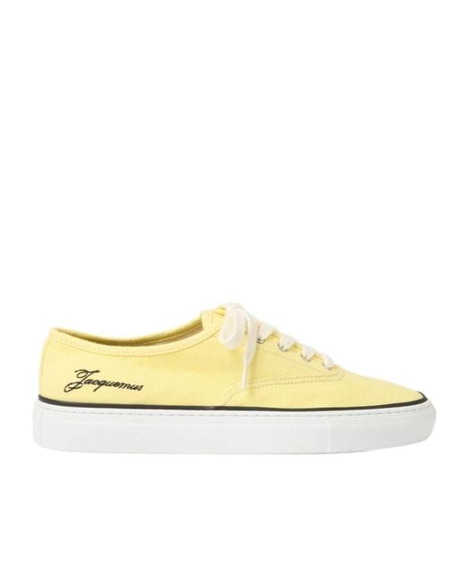 Jacquemus Yellow The Féfé Skate Sneakers