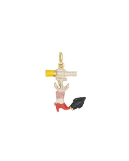 Marni Multicolor Alphabet 'J' Charm