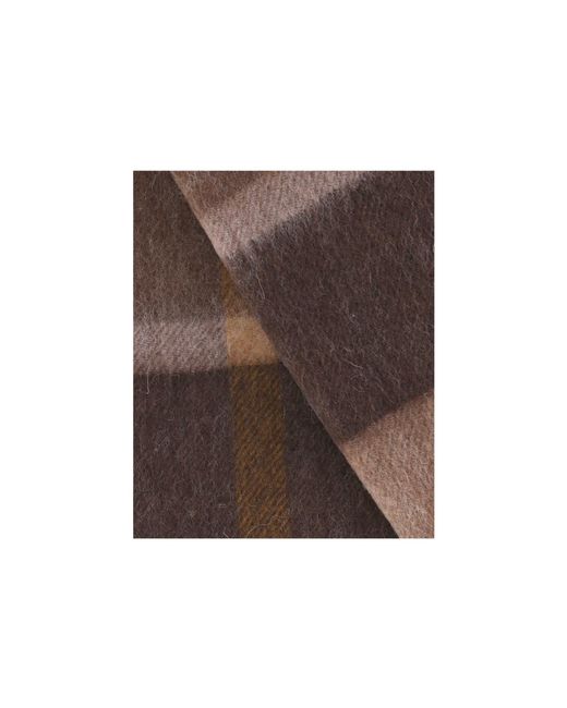Barbour Brown Plaid Scarf