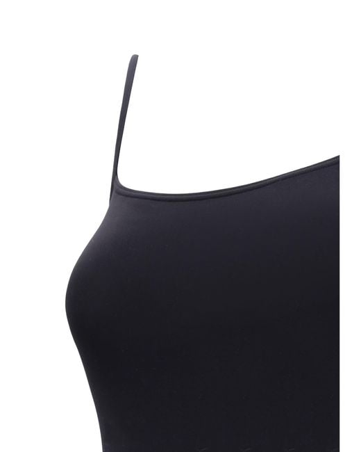 Wolford Black Fatal Strappy Long Dress