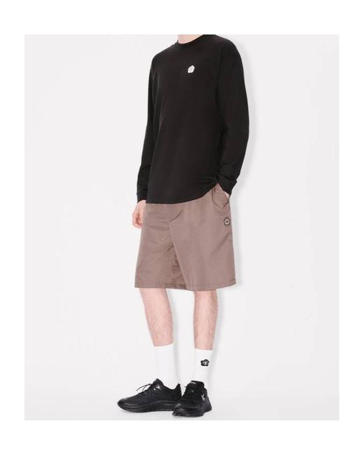 KENZO Green 'Boke Flower 2.0' Shorts for men