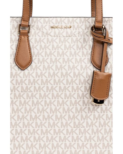 MICHAEL Michael Kors White Large Taryn Tote Bag