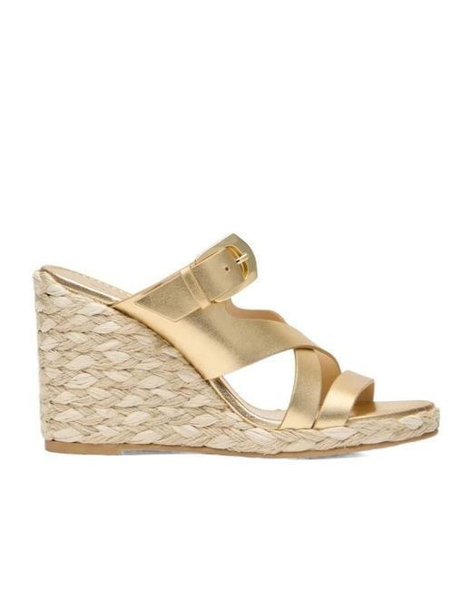 Stuart Weitzman Natural Sai Espadrille Wedge