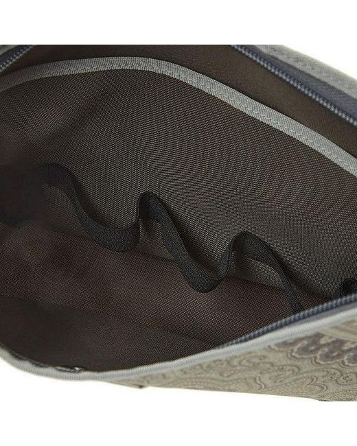 Etro Gray Zipper Clutch