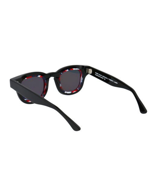 Thierry Lasry White Marbled-Effect Sunglasses
