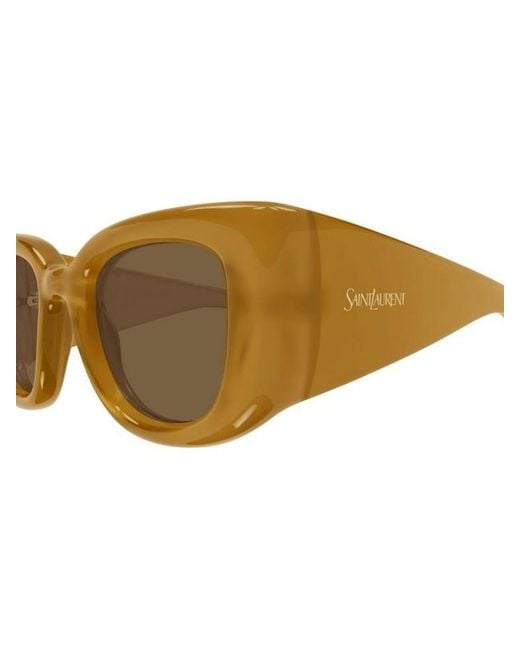 Saint Laurent Multicolor Logo-Detail Sunglasses